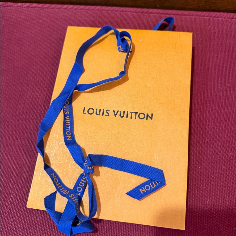 LOUIS VUITTON Small Boutique Bag | Pull-Through Ribbon Handle | Authentic